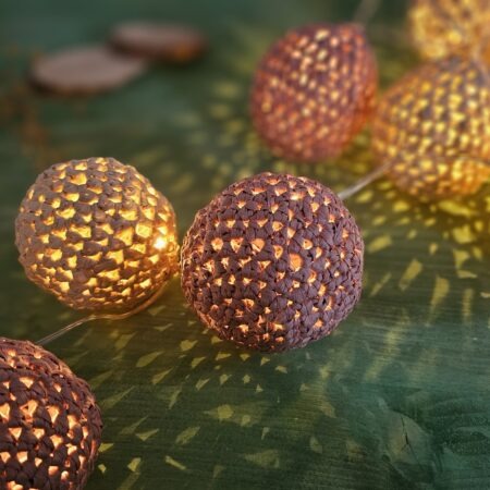 Crochet Ball Fairy Lights