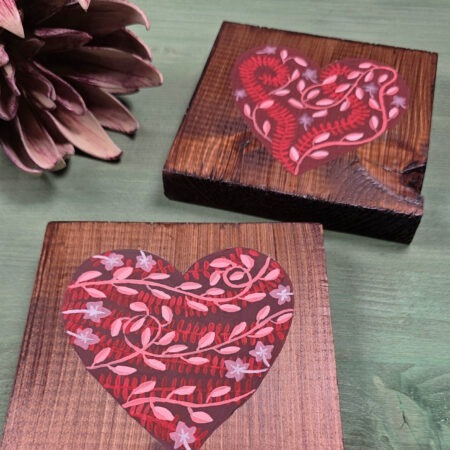 Handpainted Heart for Valentine’s Day