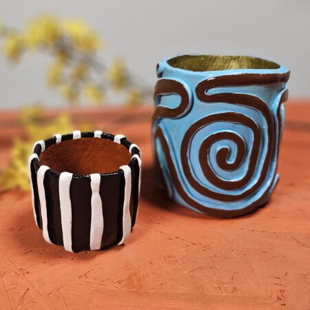 Air Dry Clay Vases