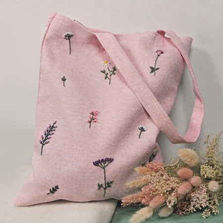 Embroidered Tote Bag